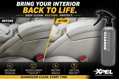 Vista 4 de XPEL Limpiador de interiores, 16 oz, kit de limpiador en aerosol