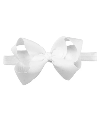 Vista 9 de RuffleButts® Diadema con lazo negro para niñas, talla única