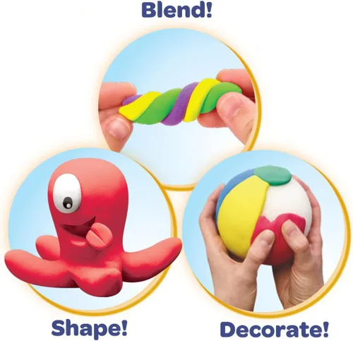 Vista 3 de Crayola, juego Model Magic Deluxe con variedad, 14 paquetes individuales, 7 oz, Paquete de 10, Variados