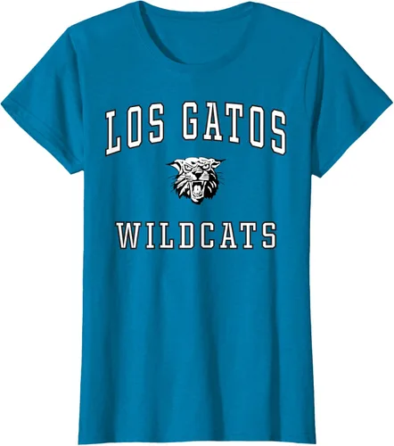 Vista 81 de Camiseta de Los Gatos de la escuela secundaria de Wildcats C1