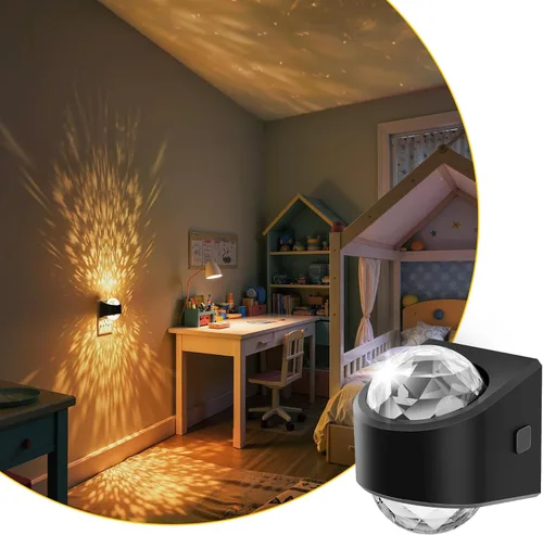 Vista 8 de L LOHAS LED - Luces nocturnas enchufables en la pared, luz nocturna con proyector y sensor de crepúsculo a amanecer, 1600K/3000K/5000K ajustable