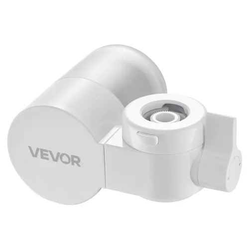 Vista 15 de VEVOR Filtro de agua de montaje en grifo, purificador de agua vertical para grifo de fregadero, filtro de fibra de carbono certificado NSF, elimina
