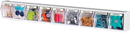 Vista 8 de Deflecto Papeleras inclinables, 3 cubos entrelazados, 24 "x 7" x 9.5 ", blanco (20303OP)