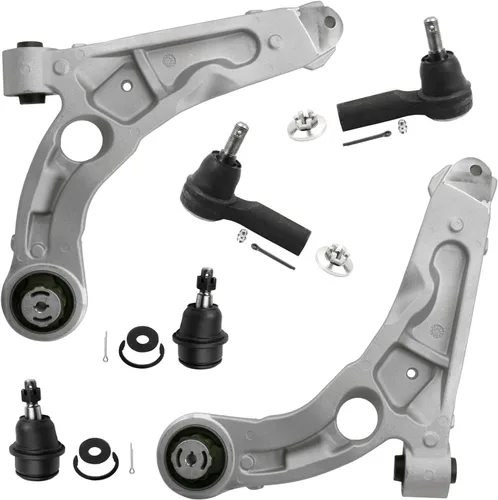 Vista 34 de Detroit Axle - Kit de extremo delantero para Chrysler 300 Dodge Charger 2011-2023 Challenger, 2 Lower Rearward Control Arms 2 Outer Tie Rods 2