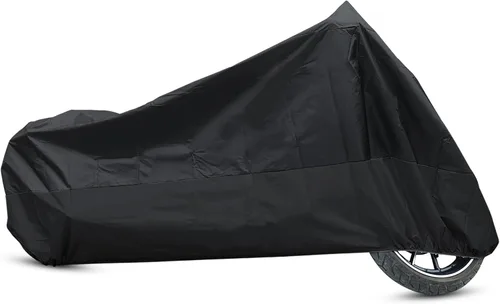 Vista 8 de uxcell L 190T Protector de polvo de lluvia Scooter negro cubierta de motocicleta 86" para Honda