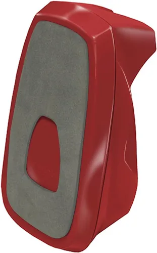 Vista 6 de Acrimet Dispensador de cinta de escritorio prémium con base antideslizante (resistente) (color rojo)