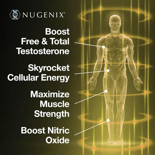 Vista 3 de Nugenix Total-T2 - Potenciador de testosterona y potenciador de óxido nítrico para hombres, Tesnor, S7, ElevATP, Tongkat, Citrullina, suplemento