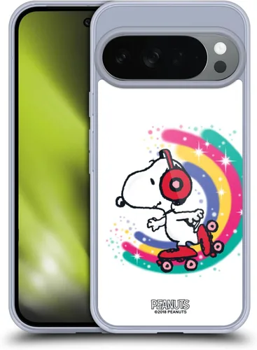Vista 302 de Head Case Designs Officially Licensed Peanuts Beach Surf Snoopy Boardwalk Airbrush Gel Case [Military Grade Protection] Compatible with Google Pixel