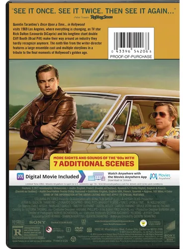Vista 2 de Once upon a Time in Hollywood - DVD + Digital