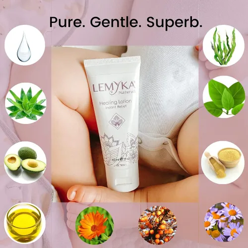 Vista 6 de Crema de rosácea: loción de erupción facial para aliviar el enrojecimiento facial para eccema, psoriasis, urticaria y piel seca, curación natural
