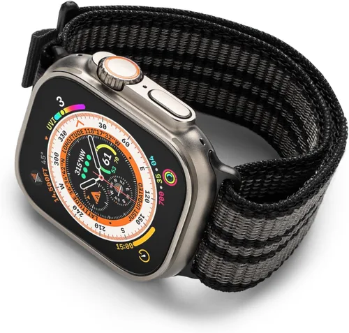 Vista 10 de Ringke Sports Air Loop compatible con Apple Watch Band de 1.929 in, 1.811 in, 1.772 in, 1.732 in, 1.654 in, nailon ligero transpirable para mujeres