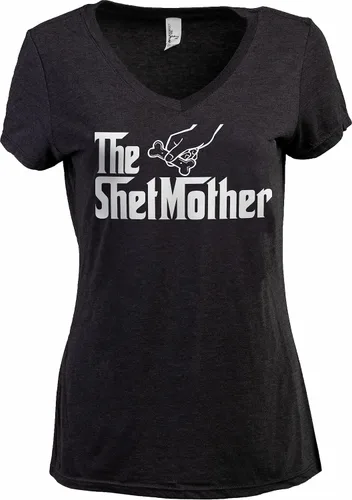 Vista 55 de The Dogmother Divertida camiseta con cuello en V para mujer, con cuello en V (italiano) Greyhound