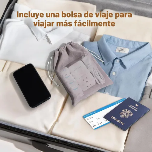 Vista 8 de TESSAN Convertidor de voltaje compacto de 220 V a 110 V de EE. UU. a Europa