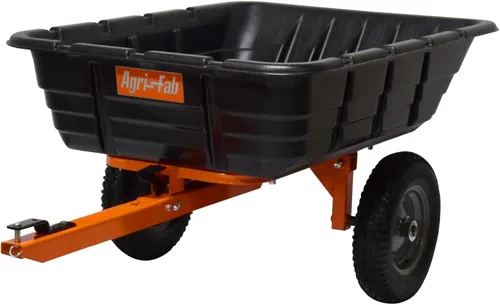 Vista 14 de Agri-Fab 45-0579 Carrito Volquete de Polietileno de 1,000 lb para Remolcar, 17 PIES CÚBICOS; Carrito/Remolque de Césped y Jardín para Cortadoras