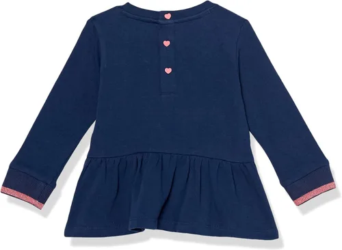 Vista 2 de GUESS Sudadera de manga larga de rizo francés para niñas y bebés