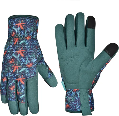 Vista 17 de Guantes de jardinería para hombres y mujeres, a prueba de espinas y resistentes a pinchazos, guantes de trabajo de seguridad y jardinería, regalos