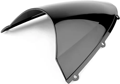 Vista 4 de FLPRO - Parabrisas de plástico ABS de doble burbuja compatible con deflectores de viento Kawasaki ZX-10R 2005-2008, ZX-6R 2005-2006, ZX-6RR/ZX600