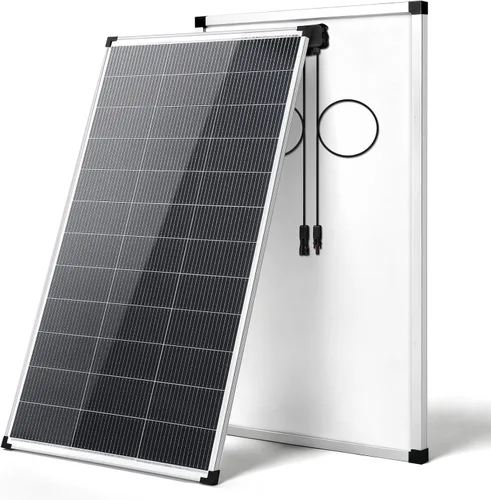 Vista 17 de Panel solar bifacial de 100 W, tipo N 12 V, 18 BB, 25 % de alta eficiencia A+ de celda monocristalina IP68, panel solar impermeable para caravana