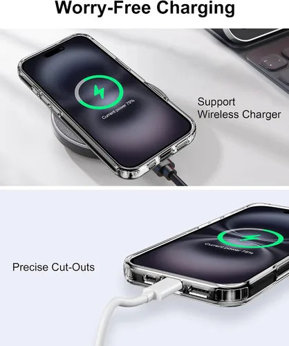 Vista 160 de HOOMIL Funda para iPhone 7 Plus/iPhone 8 Plus de 5.5 Pulgadas, sin amarillamiento, protección contra caídas, cubierta trasera dura transparente