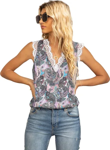 Vista 265 de VIISHOW - Camiseta sin mangas, sexy, con cuello en V y bordes de encaje para mujer, camisola de vestir, camisas de gasa, sin mangas, casuales