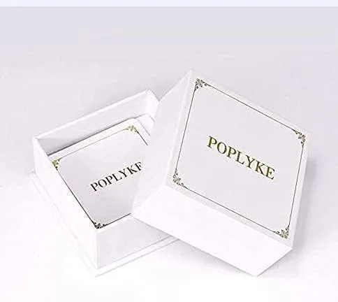 Vista 7 de POPLYKE Collar de plata de ley, diseño de vaca, mapache, búho, abeja, pata, gato, corgi, cobaya, pingüino, panda, amor, corazón, collar de plata
