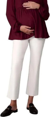 Vista 10 de Motherhood Maternity womens Super Stretch Secret Fit Over the Belly Ankle Straight Leg Pregnancy Dress Pants for Work