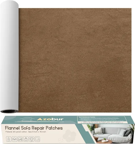 Vista 11 de Parche de reparación de terciopelo, parche de tela de franela autoadhesivo, varios colores, parche de microfibra, se puede usar para parches de Beige