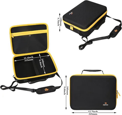 Vista 6 de Aproca - Funda para taladro de martillo giratorio DEWALT DCH273B 20V MAX SDS (solo caja) Bolsa de almacenamiento portátil