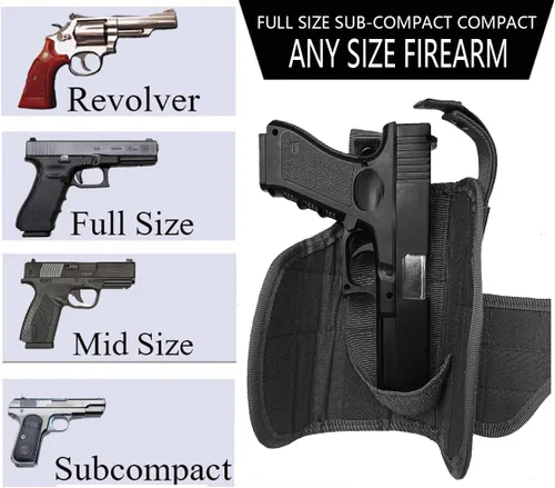Vista 5 de Molle - Funda táctica para pistola de muslo, funda de pierna caída, ajustable a la derecha
