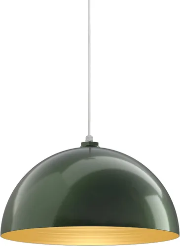 Vista 150 de Steel Lighting Co. Melrose - Lámpara colgante Montada en el techo Cúpula redonda de 18 pulgadas Estilo moderno contemporáneo de granja