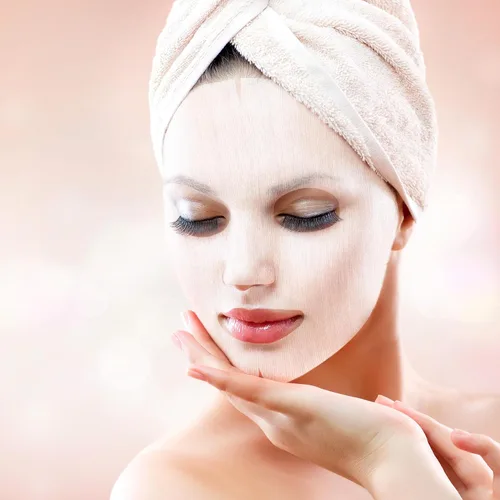 Vista 5 de Joez Wonderful 50 piezas de papel de máscara facial con 15 piezas de papel de máscara de ojos, hojas de papel de máscara facial DIY, mascarillas