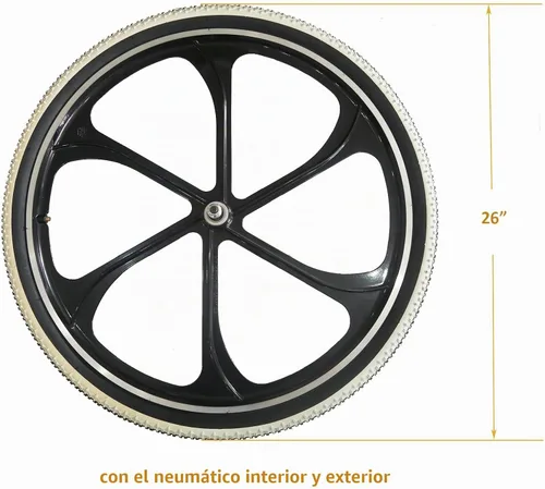 Vista 2 de 26 "Rueda trasera Mag de bicicleta de 5.315 in para freno de disco giratorio