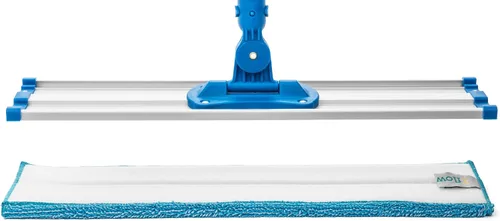 Vista 9 de Zflow - Mopa profesional de microfibra de 18 pulgadas, mango de acero inoxidable comercial con almohadilla de microfibra para el polvo + 3
