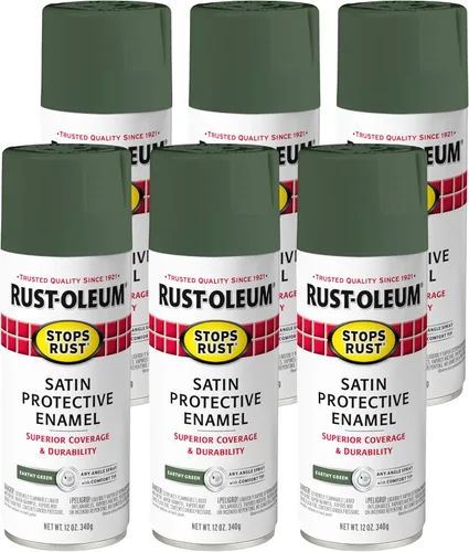 Vista 68 de Rust-Oleum 7776830 - Pintura en aerosol para prevención del óxido, 12 onzas, negro plano