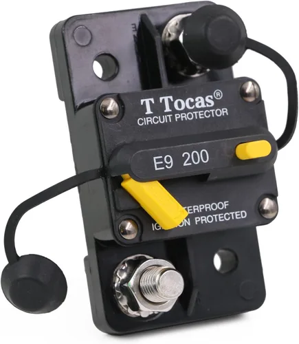 Vista 51 de E69 Interruptor de circuito de 10 A T3 con restablecimiento manual Mini de montaje en superficie IP66 Interruptor conmutable de 10 A