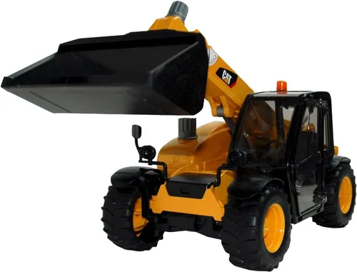 Vista 11 de Bruder 02140 JLG 2505 Manipulador telescópico con ajuste de ángulo, juguete de construcción
