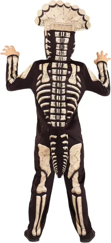 Vista 2 de Disfraz de fósil Triceratops para niños
