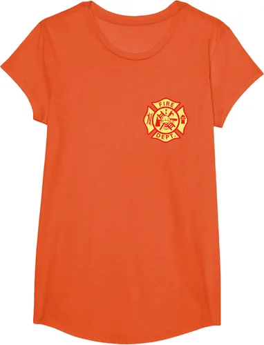 Vista 72 de Camiseta con logotipo de bomberos con símbolo de bombero, Negro