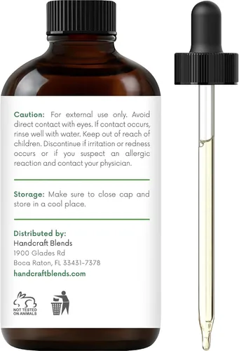 Vista 3 de Handcraft Blends Aceite Esencial de Albahaca – 1 Fl Oz – 100% Puro y Natural – Aceite Esencial de Grado Premium para Difusor y Aromaterapia, Piel