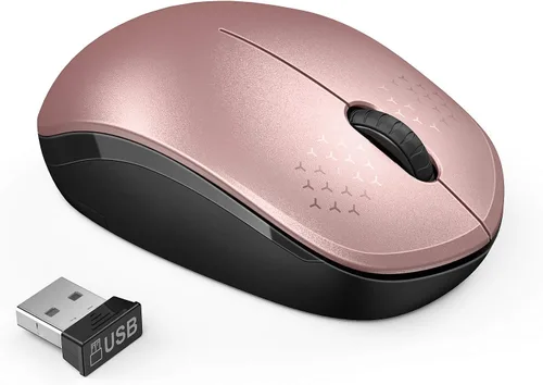 Vista 12 de Seenda - Ratón inalámbrico de 2.4G, con nanoreceptor USB, clic silencioso para computadora, portátil, PC, tableta, Mac - Negro