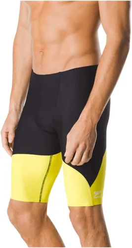 Vista 9 de Speedo Endurance+ - Traje de baño para hombre con colores del equipo empalmados chispa negro/azul