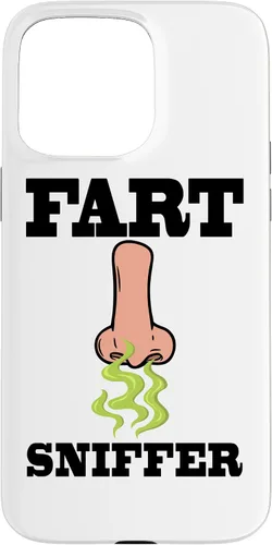 Vista 31 de Fart Sniffer Shirt, Gross Dad Joke Shirt, Weird Funny Fart Case for iPhone 17