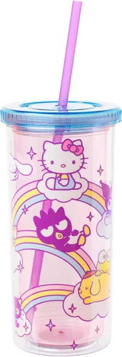 Vista 16 de Silver Buffalo Sanrio Hello Kitty, vaso de acero inoxidable con forma de lata, 11.8 onzas