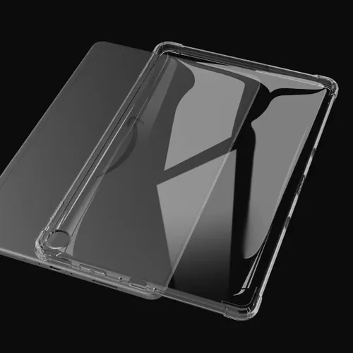 Vista 6 de Zeking Funda para tablet Amazon Fire Max 11, esquinas reforzadas transparentes transparentes de poliuretano termoplástico (TPU) para tableta Amazon