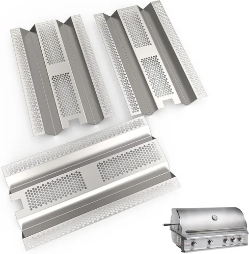 Vista 20 de SafBbcue Placas térmicas para parrilla AGBQ-27G, placas de calor domador de llama para parrilla Solaire de 27 pulgadas, paquete de 2 piezas