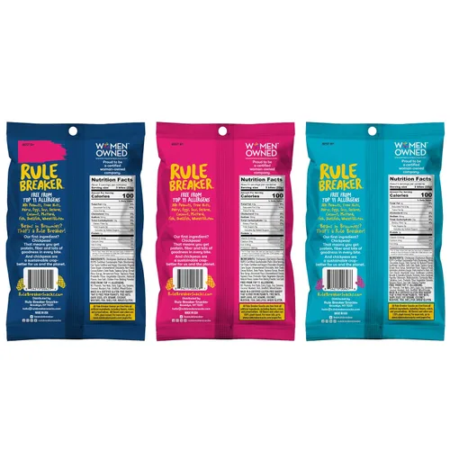 Vista 2 de Rule Breaker - Snacks veganos libres de gluten, sin nueces, hipoalergénicas y kosher