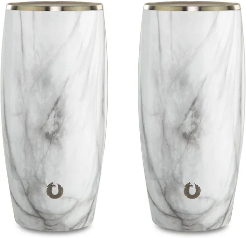 Vista 9 de Snowfox Vaso de cerveza de acero inoxidable con aislamiento al vacío de alta calidad, accesorios de bar en casa, elegante bartending, vasos de pinta
