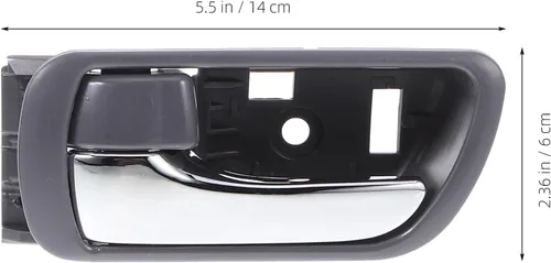 Vista 2 de POPETPOP 2pcs Car Interior Door Handles Replacement for Mid-Size Sedan 2002-2006 Chrome Plated Auto Door Grab Grip Handles Suitable for Vehicle