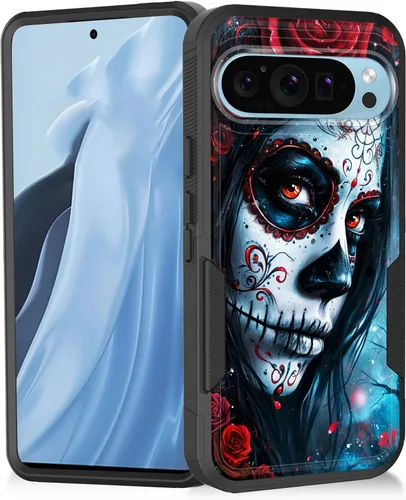 Vista 29 de Funda para Pixel 11 Pro XL, resistente de doble capa híbrida de policarbonato duro de goma suave a prueba de golpes para Google Pixel 11 Pro XL 6.8