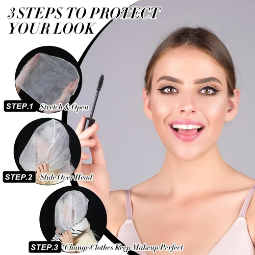 Vista 3 de SmoothNovelty - 30 unidades desechables de protección de maquillaje facial
